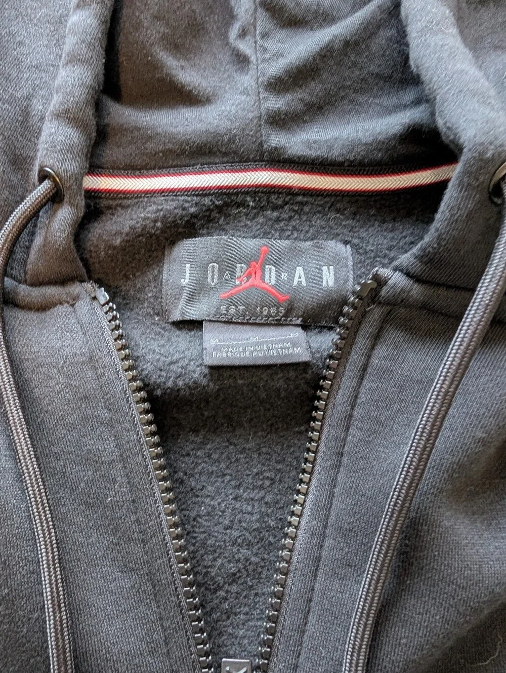 Jordan Brooklyn Fleece Full Zip Hoodie EUC